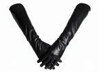Long gants en cuir