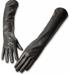 Long gants en cuir