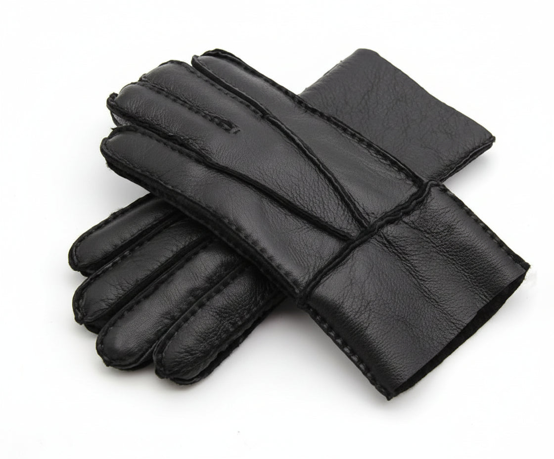 Gants en cuir rembourré épais