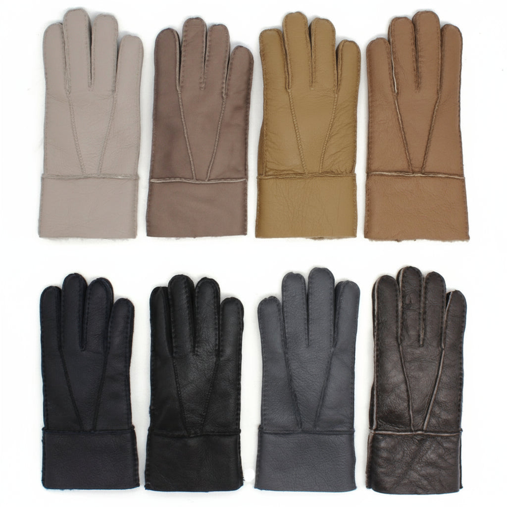 Gants en cuir rembourré épais