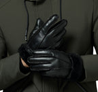 Gants en cuir rembourré épais