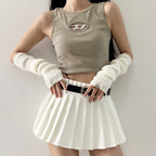 Couvre bras en maille épaisse