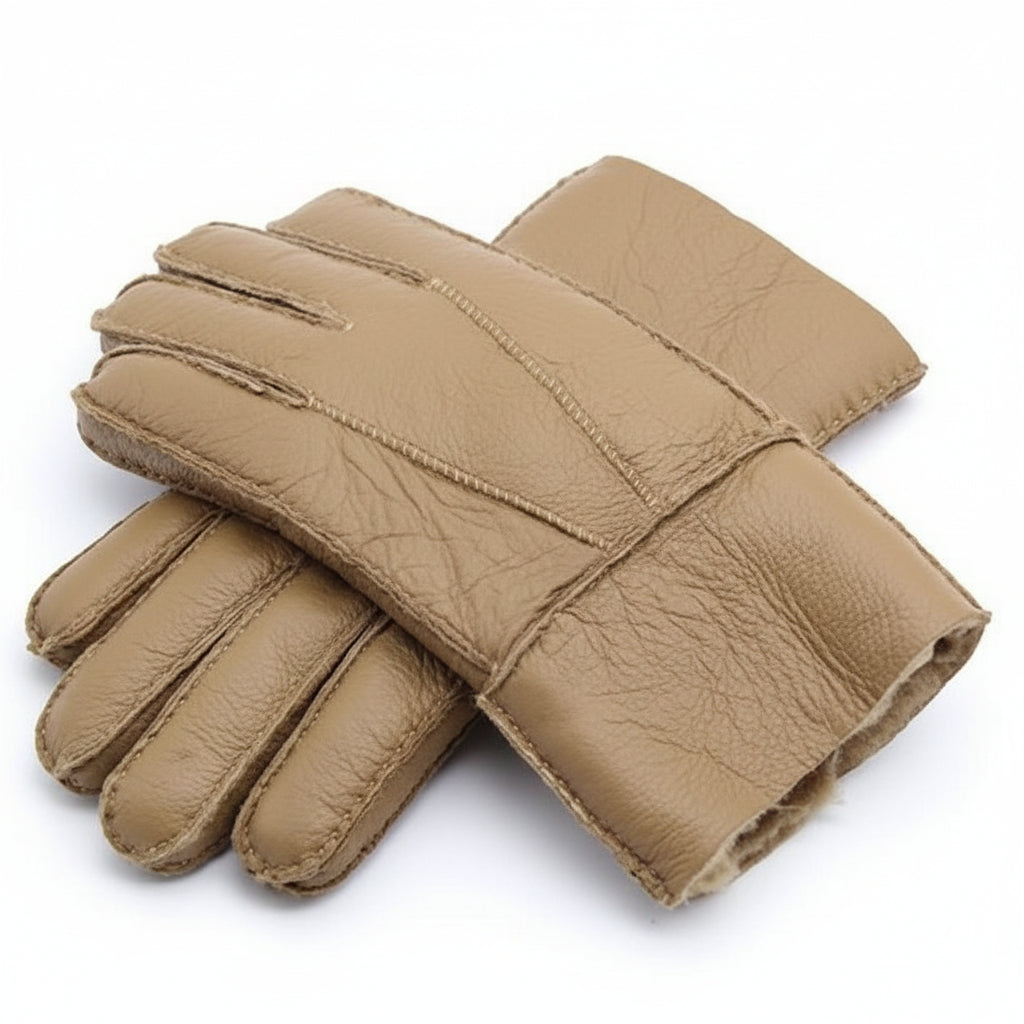 Gants en cuir rembourré épais