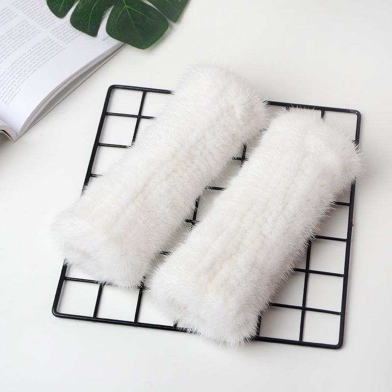 Manchettes en fourrure de Lapin