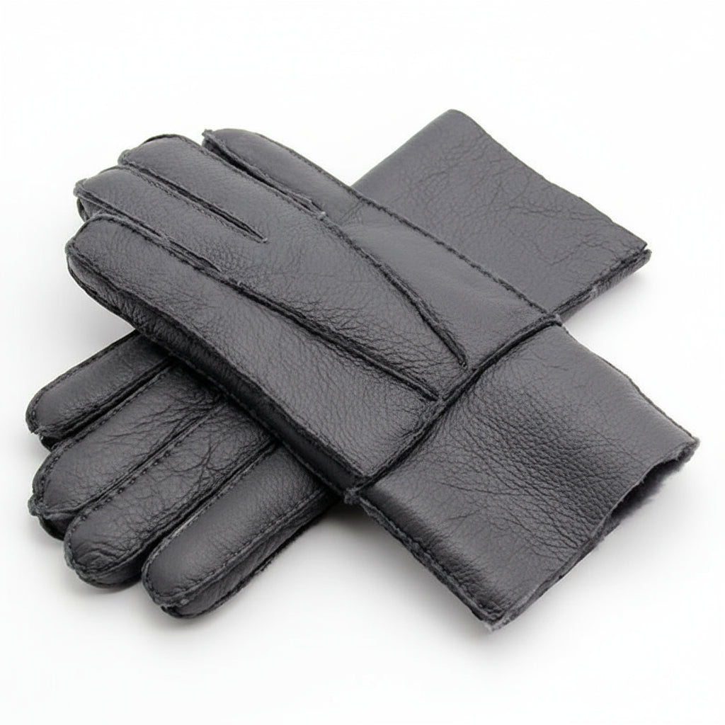 Gants en cuir rembourré épais