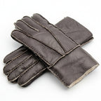 Gants en cuir rembourré épais