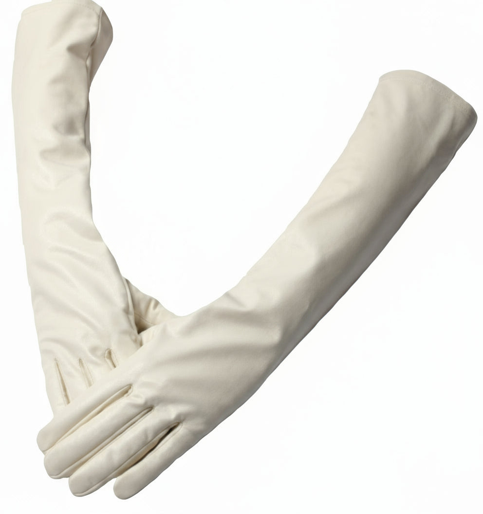 Long gants en cuir