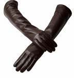 Long gants en cuir