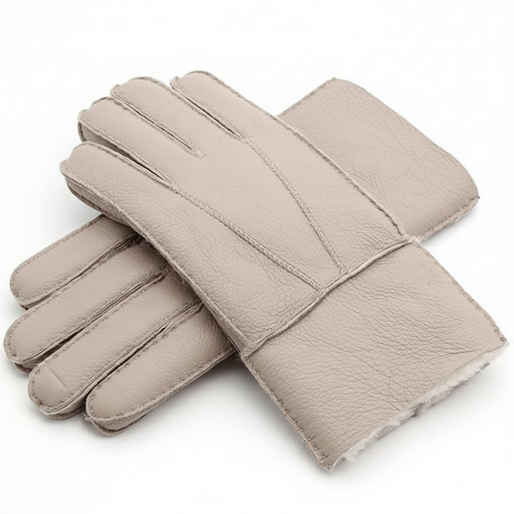 Gants en cuir rembourré épais