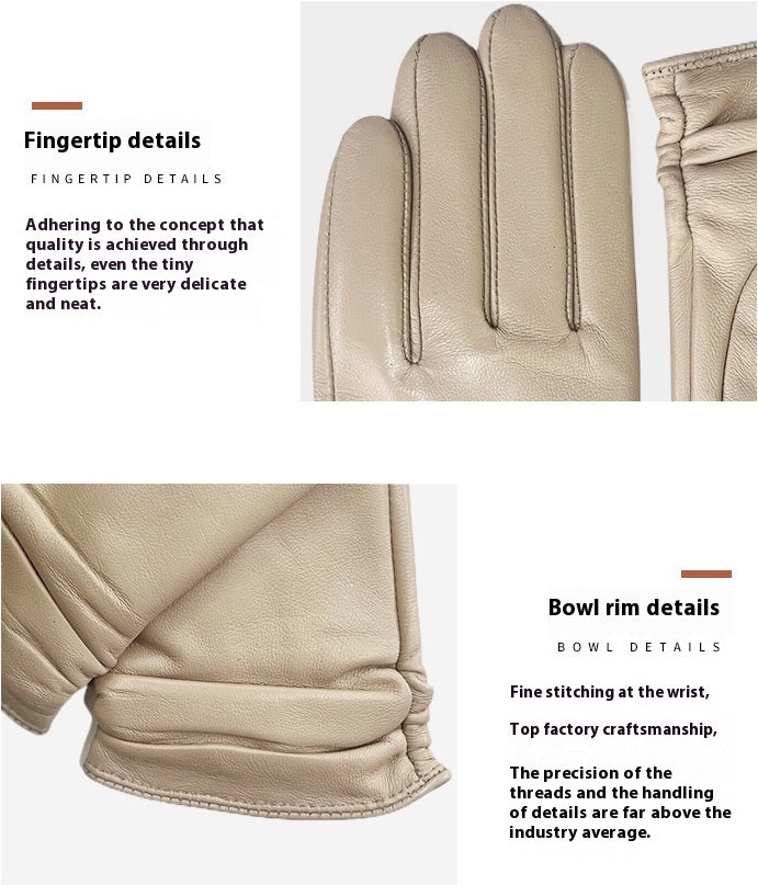 Gants en cuir haute qualité