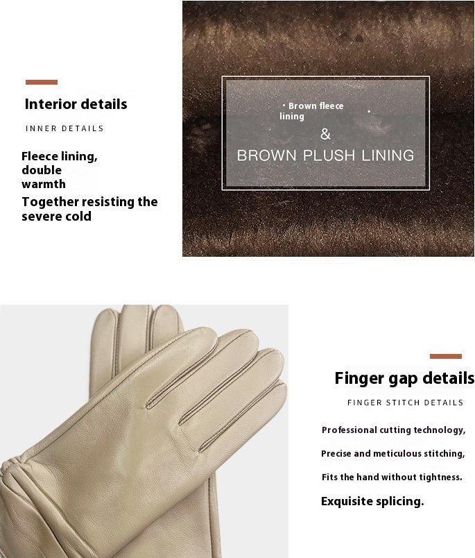 Gants en cuir haute qualité