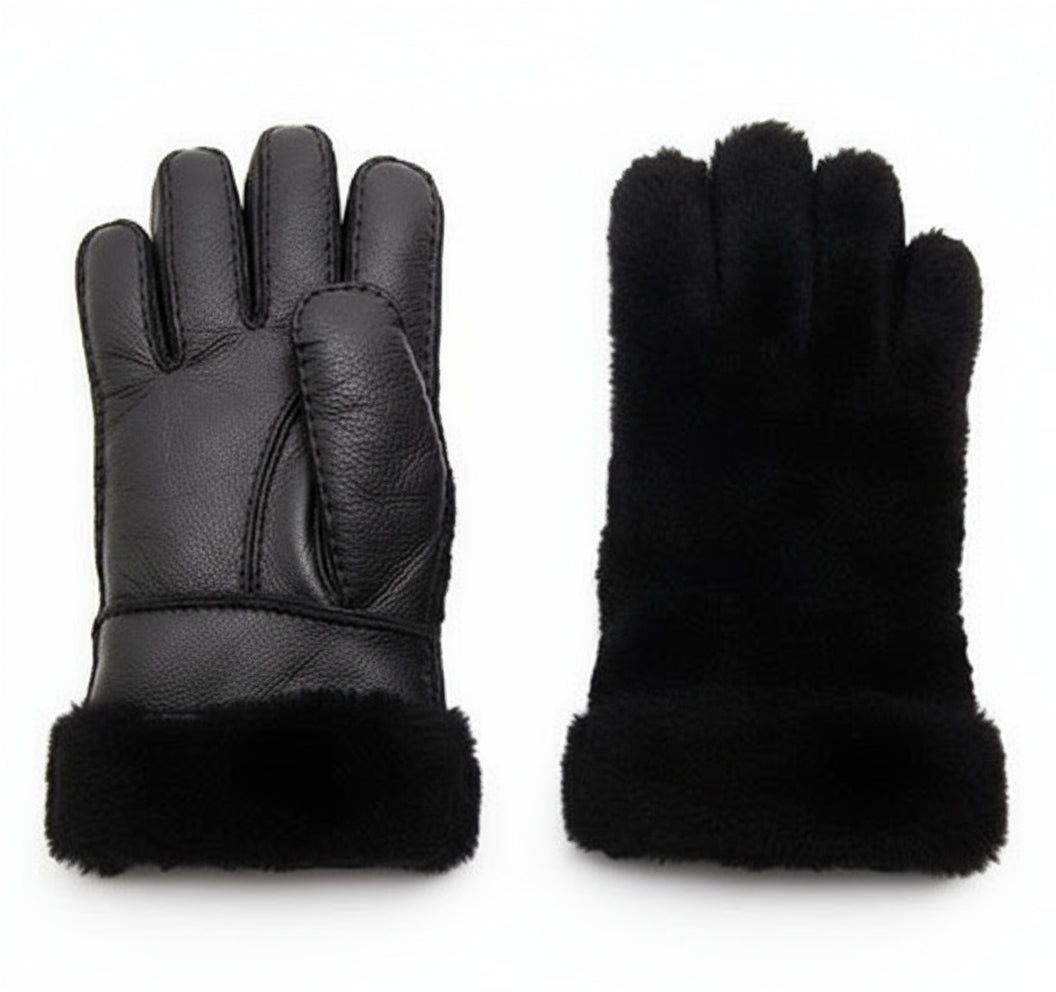 Gants en cuir rembourré épais
