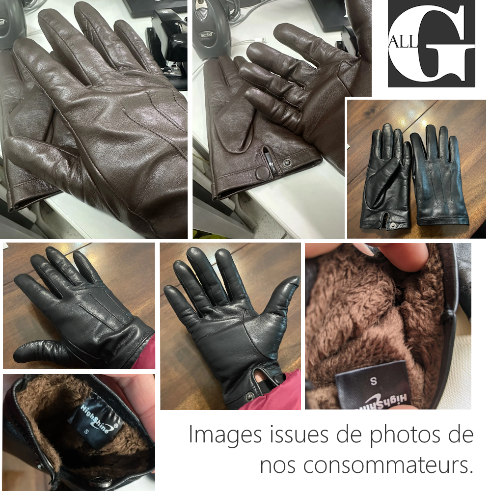 Gants en cuir (Doublure en option)